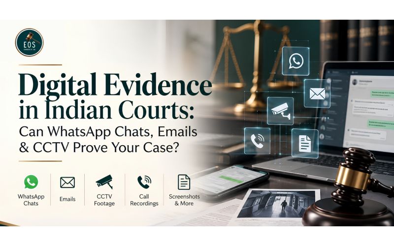 Digital Evidence in Indian Courts: Can WhatsApp Chats, Emails & CCTV Prove Your Case?